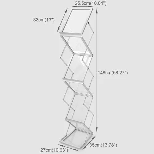 Ladder Metal Bookcase Mobile Display Storage Display Bookshelf Nordic Minimalist Estanteria Habitacion Furniture For Livingroom