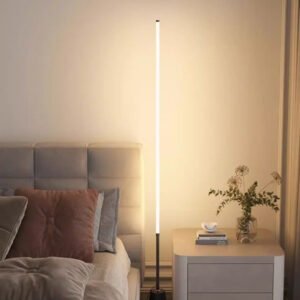 Living Room Dimmable Corner Floor Lamp Remote 100cm Stand Smart LED Mood Light for Bedroom Nordic Home Decor Interior lighting