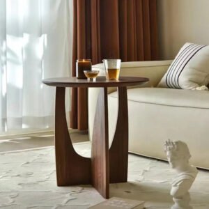 Minimalist-Nordic-Style-Solid-Wood-Round-End-Table-with-Geometric-Wood-Legs-Base-Small-Round-Bedside.jpg Minimalist Nordic Style Solid Wood Round End Table with Geometric Wood Legs Base Small Round Bedside Table Retro coffee table