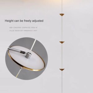 Minimalist living room, hallway background wall floor lamp, designer wiring free creative bedroom bedside lamp