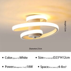 Modern LED Aisle Ceiling Lights Nodic Home Lighting Led Surface Mounted for Bedroom Living Room Corridor Light Balcony Lights