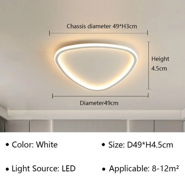 Modern LED Ceiling Lamp For Living Dining Bedroom Aisle Balcony Ceiling Chandelier Indoor Home Decoratioan Light Fixture Luster