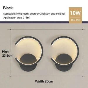 Modern-LED-Wall-Lamp-Nordic-Black-White-Golden-Wall-Lighting-For-Living-Bedroom-Aisle-Home-Decor_e2ab2eb5-a7b8-4eeb-8dca-d2f1fc59a394.jpg Modern LED Wall Lamp Nordic Black White Golden Wall Lighting For Living Bedroom Aisle Home Decor Fixtures Indoor Wall Lamps
