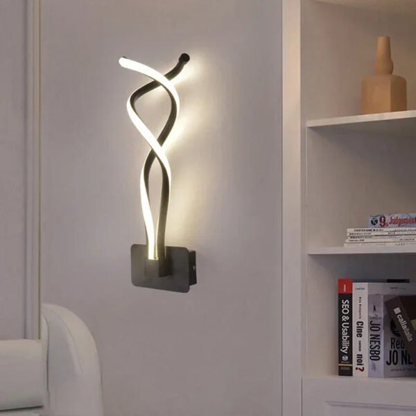 Modern Minimalist LED Wall Lamp Bedside wall Sconce For Living Room Bedroom Background Indoor Home Decor Lighting Fixture Lustre