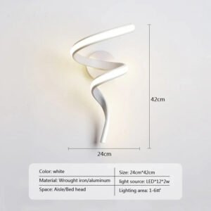 Modern Minimalist LED Wall Lamp Bedside wall Sconce For Living Room Bedroom Background Indoor Home Decor Lighting Fixture Lustre