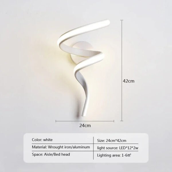 Modern Minimalist LED Wall Lamp Bedside wall Sconce For Living Room Bedroom Background Indoor Home Decor Lighting Fixture Lustre