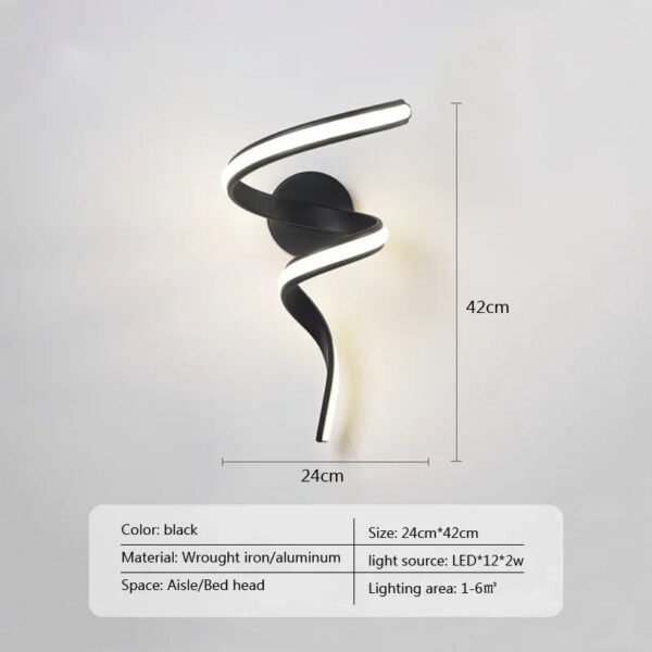 Modern Minimalist LED Wall Lamp Bedside wall Sconce For Living Room Bedroom Background Indoor Home Decor Lighting Fixture Lustre