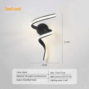 Modern Minimalist LED Wall Lamp Bedside wall Sconce For Living Room Bedroom Background Indoor Home Decor Lighting Fixture Lustre