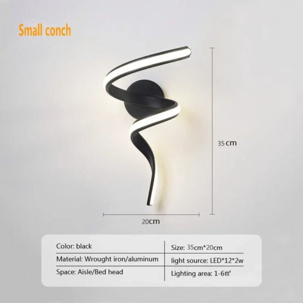 Modern Minimalist LED Wall Lamp Bedside wall Sconce For Living Room Bedroom Background Indoor Home Decor Lighting Fixture Lustre