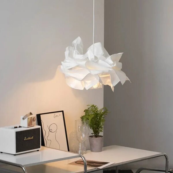 Modern Paper Pendant Light Personalized DIY Chandeliers Lamp for Bedroom Living Room Restaurant Suspension Luminaire