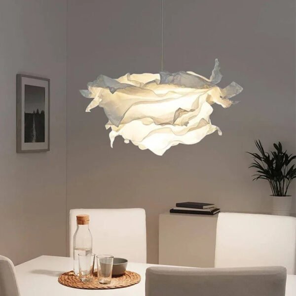 Modern Paper Pendant Light Personalized DIY Chandeliers Lamp for Bedroom Living Room Restaurant Suspension Luminaire
