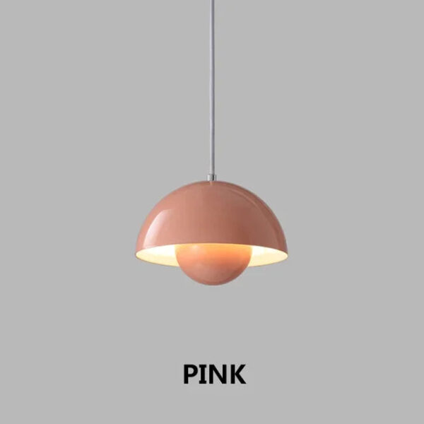 Modern Pendant Light semicircular Nordic color chandelier lamp for Dining Room Home Decor Hanging Lamp Indoor decoration