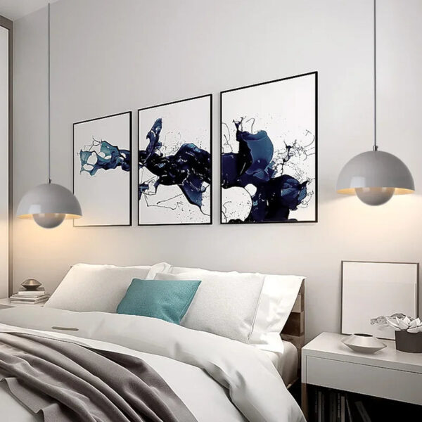 Modern Pendant Light semicircular Nordic color chandelier lamp for Dining Room Home Decor Hanging Lamp Indoor decoration