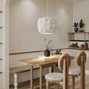 New Restaurant Wabi Sabi Pendant Lamps Minimalist E27 Study Bedroom Lighting Lustre Design Home Decoration Bar Lamp Fixtures