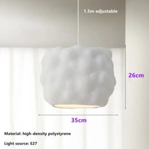 New Restaurant Wabi Sabi Pendant Lamps Minimalist E27 Study Bedroom Lighting Lustre Design Home Decoration Bar Lamp Fixtures