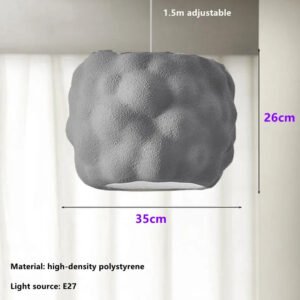 New Restaurant Wabi Sabi Pendant Lamps Minimalist E27 Study Bedroom Lighting Lustre Design Home Decoration Bar Lamp Fixtures