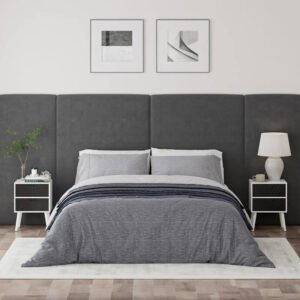 Nightstand,Small Bedside Table with Two Drawers,Bedside Furniture,Mid-Century Modern End Table with for Bedroom,Living Room