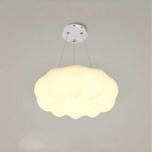 Pumpkin Style LED Ceiling Light Fixture 11/17inch Round Flush Mount Ceiling Lamp Dimmable Pumpkin Decor Chandelier