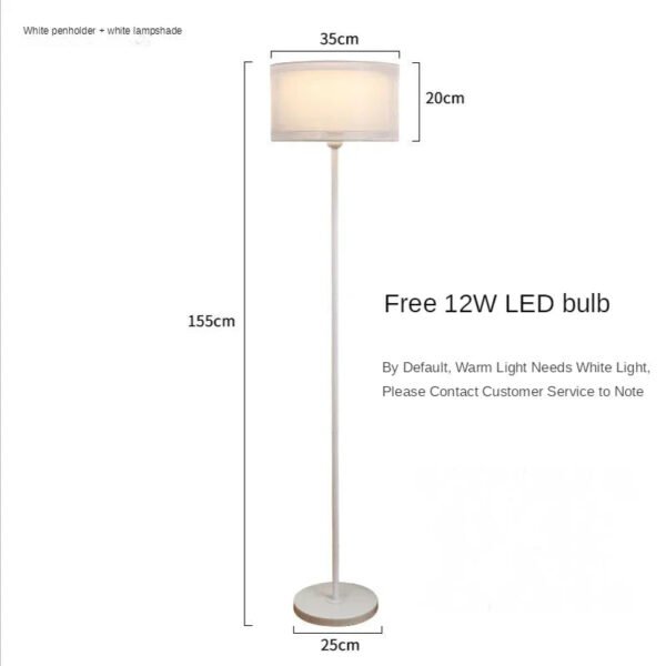 Nordic Floor Lamp Ins Creative Personality Simple Modern Bedroom Bedside Living Room Sofa LED Vertical Led Table Lamp