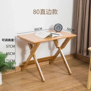Nordic Foldable Table Study Table Writing Tables Student Bedroom Dormitory Household Computer Desks Gaming Desk Bamboo Furniture