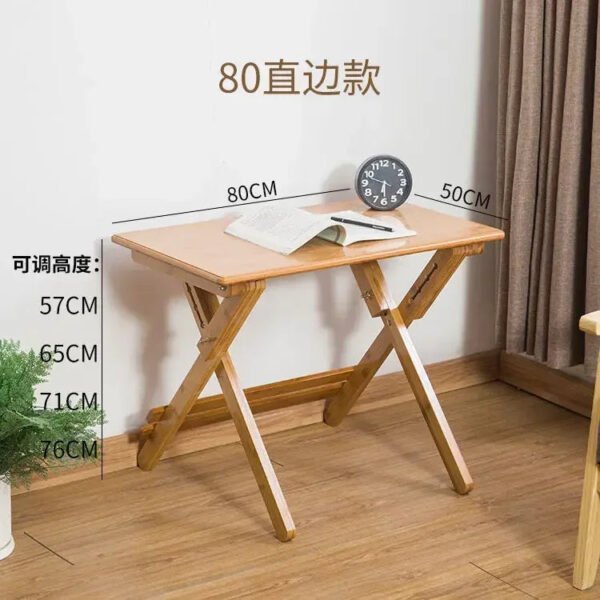 Nordic Foldable Table Study Table Writing Tables Student Bedroom Dormitory Household Computer Desks Gaming Desk Bamboo Furniture