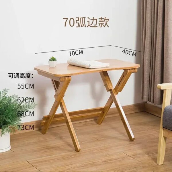 Nordic Foldable Table Study Table Writing Tables Student Bedroom Dormitory Household Computer Desks Gaming Desk Bamboo Furniture
