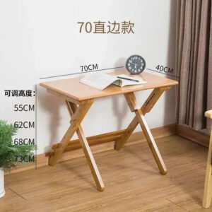 Nordic Foldable Table Study Table Writing Tables Student Bedroom Dormitory Household Computer Desks Gaming Desk Bamboo Furniture
