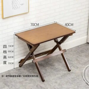 Nordic Foldable Table Study Table Writing Tables Student Bedroom Dormitory Household Computer Desks Gaming Desk Bamboo Furniture