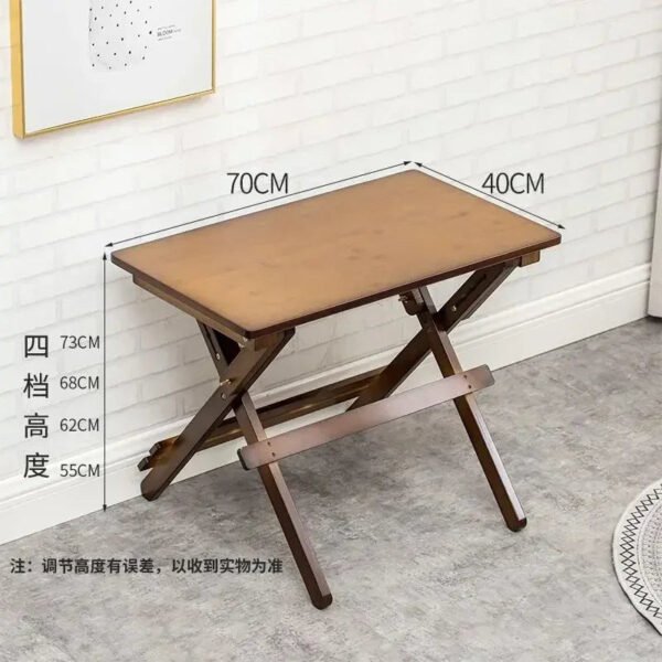 Nordic Foldable Table Study Table Writing Tables Student Bedroom Dormitory Household Computer Desks Gaming Desk Bamboo Furniture