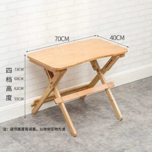 Nordic Foldable Table Study Table Writing Tables Student Bedroom Dormitory Household Computer Desks Gaming Desk Bamboo Furniture