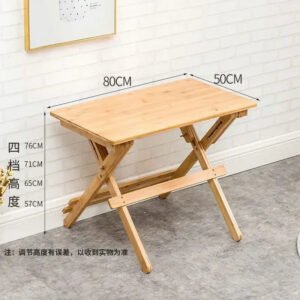 Nordic Foldable Table Study Table Writing Tables Student Bedroom Dormitory Household Computer Desks Gaming Desk Bamboo Furniture