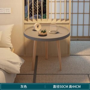 Nordic Modern Bedside Table Double Design Coffee Table Heightened Sidewall Bedroom Furniture Triangular Structure Side Table