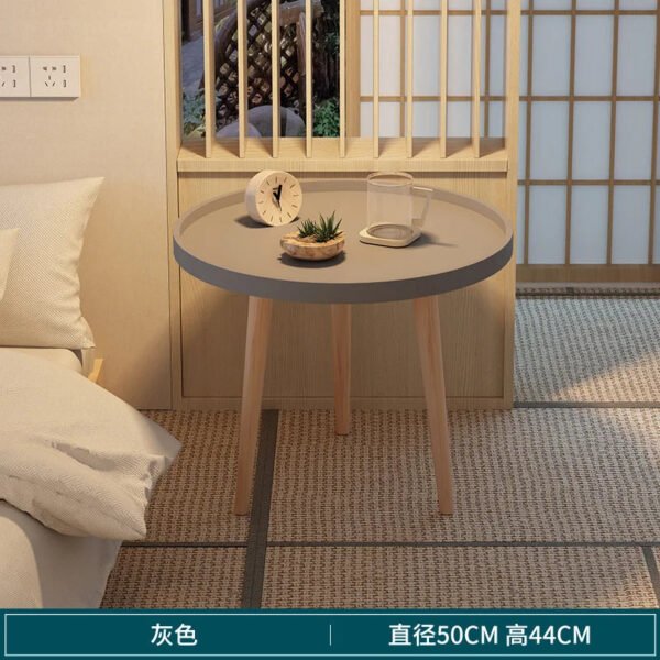 Nordic Modern Bedside Table Double Design Coffee Table Heightened Sidewall Bedroom Furniture Triangular Structure Side Table