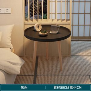 Nordic Modern Bedside Table Double Design Coffee Table Heightened Sidewall Bedroom Furniture Triangular Structure Side Table