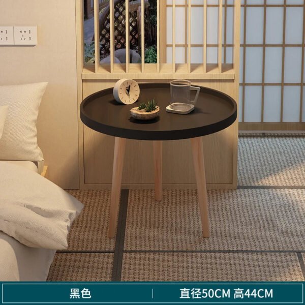 Nordic Modern Bedside Table Double Design Coffee Table Heightened Sidewall Bedroom Furniture Triangular Structure Side Table