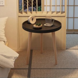 Nordic Modern Bedside Table Double Design Coffee Table Heightened Sidewall Bedroom Furniture Triangular Structure Side Table