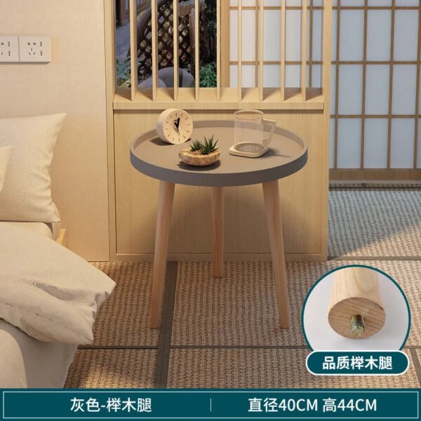 Nordic Modern Bedside Table Double Design Coffee Table Heightened Sidewall Bedroom Furniture Triangular Structure Side Table