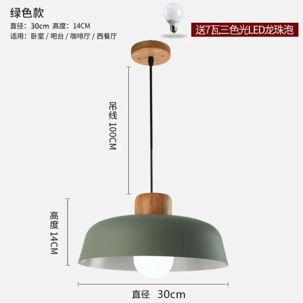 Nordic style chandelier restaurant kitchen bar study bedroom minimalist modern creative personalized chandelier