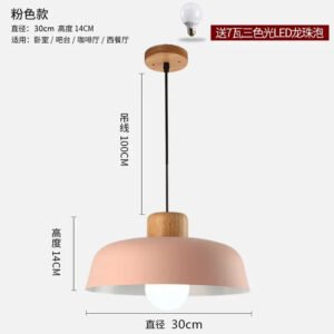 Nordic style chandelier restaurant kitchen bar study bedroom minimalist modern creative personalized chandelier