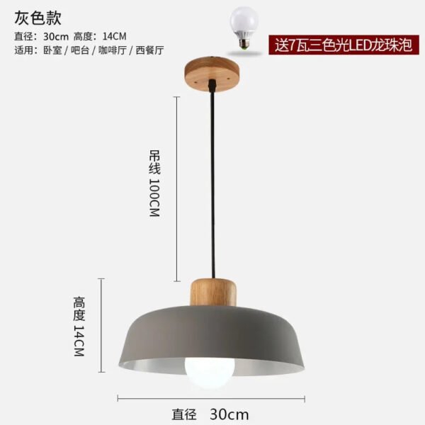 Nordic style chandelier restaurant kitchen bar study bedroom minimalist modern creative personalized chandelier