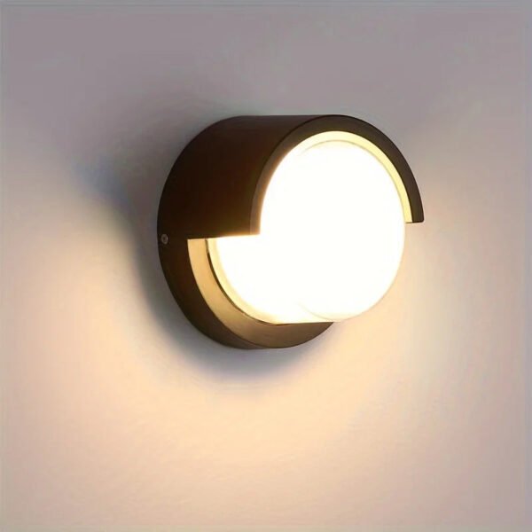 Outdoor Wall Lights, Low Profile Modern Wall Sconce Porch Lights Outdoor Wall Light fixtures Waterproof Wall Mounted Lamp