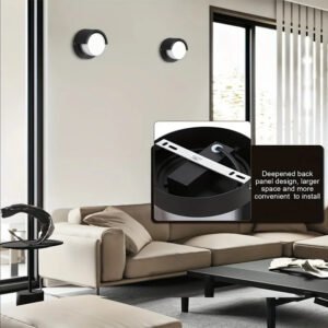 Outdoor Wall Lights, Low Profile Modern Wall Sconce Porch Lights Outdoor Wall Light fixtures Waterproof Wall Mounted Lamp