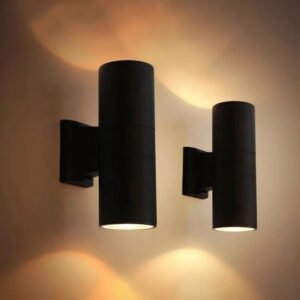 Outdoor wall lamp exterior wall waterproof led wall washer lamp hotel entrance upper and lower double-headed pillar outdoor two-