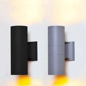 Outdoor wall lamp exterior wall waterproof led wall washer lamp hotel entrance upper and lower double-headed pillar outdoor two-