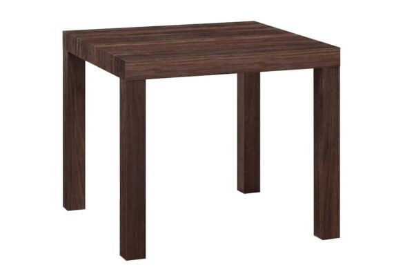 End Table, Black Oak/Canyon Walnut/White
