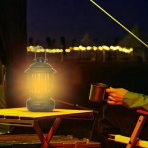 Portable Waterproof Camping Lantern,LED Flashlight, Lighting Fixtures for Indoor,Outdoors,Emergency Light