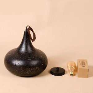 Retro Etched Lampshade Wrought Iron Chandelier Dining Island Living Room Bar Loft Industrial Style LED E27 Lighting Fixture