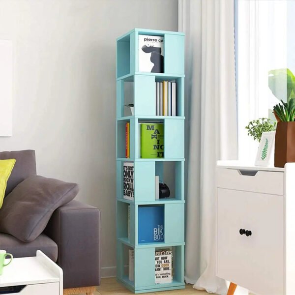 Rotating-Bookshelf-6-Tier-Rotating-Bookshelf-Floor-Rack-Simple-Bookcase-Student-Multi-Function-Creative-Bookshelf_f9bf6b75-9393-4eee-917a-a11ed9d6c05c.jpg Rotating Bookshelf, 6 Tier Rotating Bookshelf, Floor Rack Simple Bookcase Student Multi-Function Creative Bookshelf