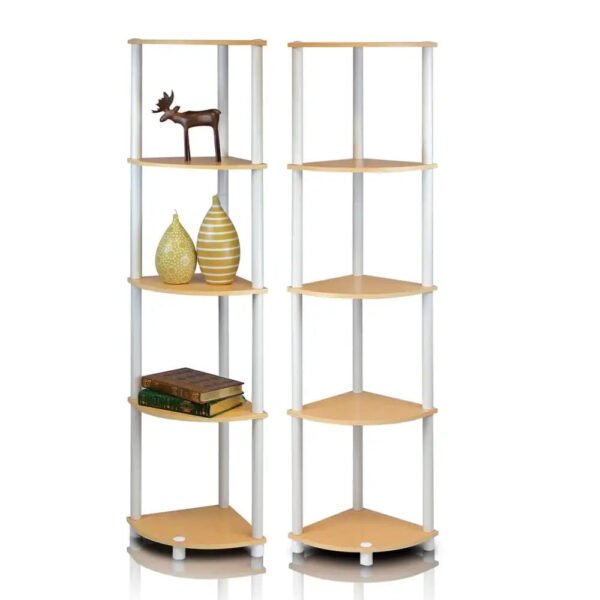S277456aacf9b43b380fcc029d5fdcd27P.jpg 5 Tier Corner Display Rack Multipurpose Shelving Unit 2 Pack