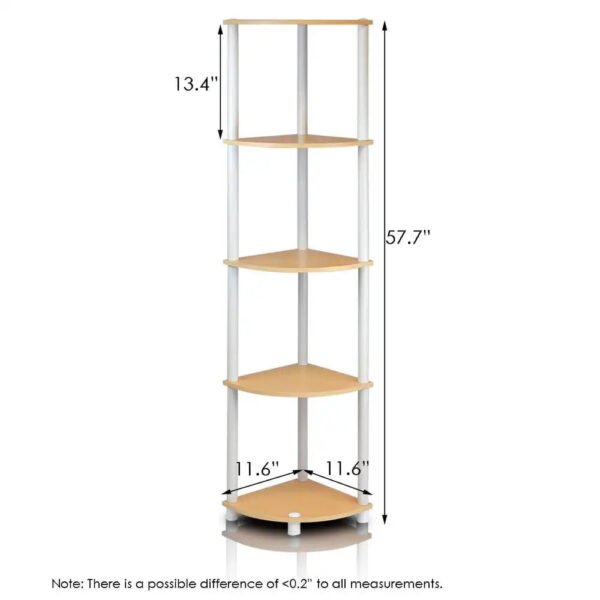 S5a3ba2d5bba44b439620e78e6859e1daD.jpg 5 Tier Corner Display Rack Multipurpose Shelving Unit 2 Pack